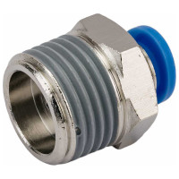 Фитинг цанговый прямой с наружной резьбой 1/2M для трубки диаметром 8 мм SHPI PC 08-R04