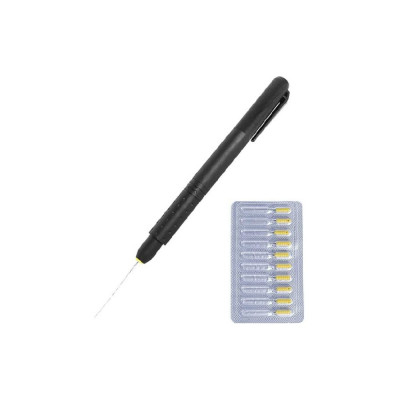 Набор игл с держателем для удаления пыли краски (10 игл + держатель) RoxelPro 499342