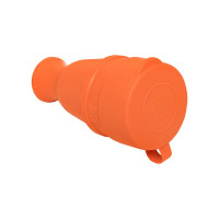 Каучуковая переносная розетка EKF с защитной крышкой, 230В, 2P+PE, 16A, IP44, PRO RPS-012-16-230-44-ro