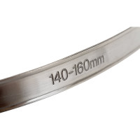 Червячный хомут РОССНА 140х160 мм 6 1/4" нержавеющая сталь, винт, 5 шт. Р860727 DIY