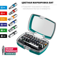 Набор многофункциональных бит KRAFTOOL C-Drive 32 32 предмета, в боксе 26067-H32