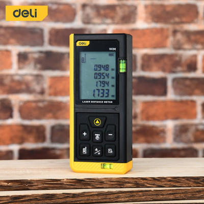 Лазерный дальномер DELI DL4170, диапазон 0,05-100 м, точность ±3 мм 102963