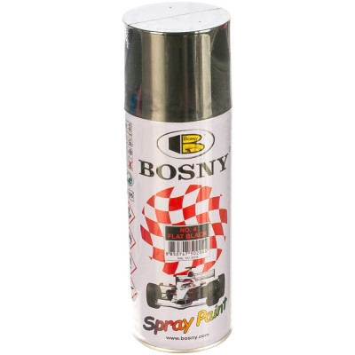 Bosny Краска акриловая, аэрозоль, черный матовый RAL 9005 4