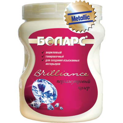 БОЛАРС Краска Vavilon - Brilliance Металлик (серебро) 5 кг 00000005385