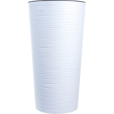 LAMELA Sp.z o. 726 Кашпо LILIA d25 h47см dluto белый с вкладышем 047023