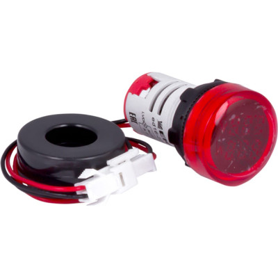 EKF Индикатор значения тока и напряжения красный ED16-22AVD 100А коробка (5 шт) PROxima в комплекте с трансформатором тока ed16-22avd-r