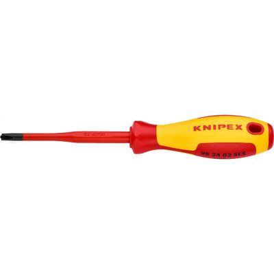 KNIPEX Отвёртка тонкая PlusMinus Phillips 212 mm KN-982402SLS