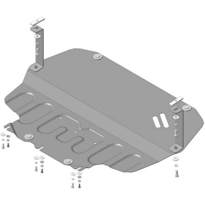 Стальная защита двигатель, КПП, Skoda Octavia, V=1.4-1.8T, 2008- ООО Трио Сервис MOTODOR 72302