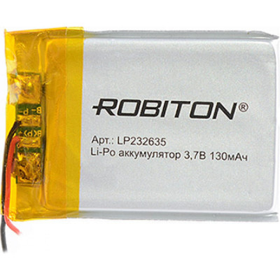 Robiton Аккумулятор LP232635 3.7В 130mAh PK1 14068