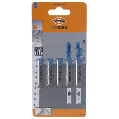 HAWERA 5 Лобзиковых пилок T 118 AF, BIM F00Y240503