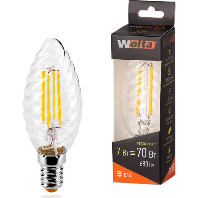 Wolta Лампа LED FILAMENT, 3000К, 25YCTFT7E14