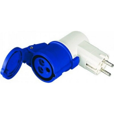 PCE Адаптер Schuko 16А 2P+E – CEE 16A 1P+N+E IP20 9434100