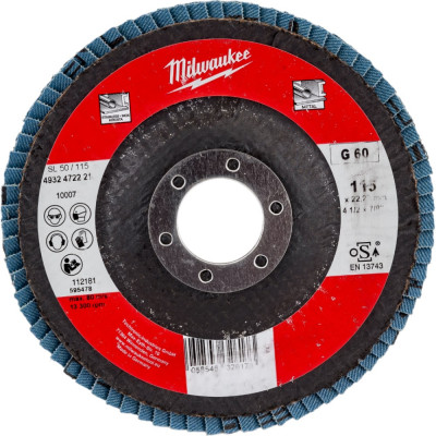 Лепестковый диск Milwaukee Zirconium 4932472221