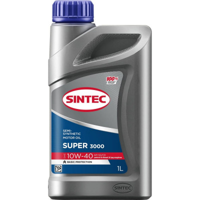 Полусинтетическое масло Sintec SINTEC SUPER 10W-40; SG/CD 801893