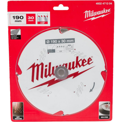 Пильный диск по фиброцементу для циркулярной пилы Milwaukee 4932471304