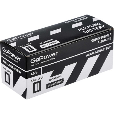 Батарейка GoPower LR03 00-00015600