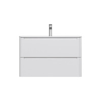 IDDIS Тумба с умывальником, подвесная, 80 см, белая, Edifice, EDI80W0i95K