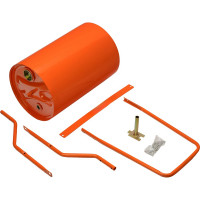 СИБРТЕХ Каток газонный 40л, ручной, наливной, пробка-болт 98204