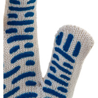 Перчатки хлопчатобумажные с ПВХ-напылением Без бренда 67716