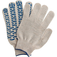 Перчатки хлопчатобумажные с ПВХ-напылением Без бренда 67716