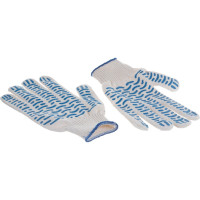 Перчатки хлопчатобумажные с ПВХ-напылением Без бренда 67716