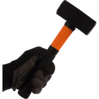 Кувалда SPARTA 1500 г, фибергласовая обрезиненная рукоятка 10915