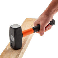 Кувалда SPARTA 1500 г, фибергласовая обрезиненная рукоятка 10915