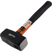 Кувалда SPARTA 1500 г, фибергласовая обрезиненная рукоятка 10915