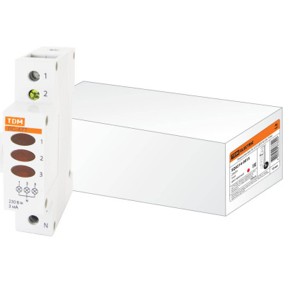 Индикатор фаз TDM ELECTRIC ЛС-47Т LED AC/DC SQ0214-0015