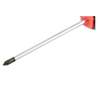 Отвертка MATRIX Fusion PZ0x75 мм, CrV, 3-х компонентная рукоятка anti slip 11400