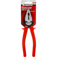 Плоскогубцы MATRIX Econom, 200 мм, шлифованные, пластмассовые рукоятки 16994