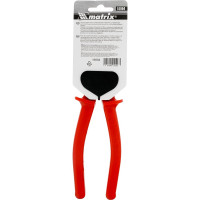 Плоскогубцы MATRIX Econom, 200 мм, шлифованные, пластмассовые рукоятки 16994