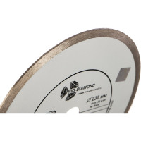 Диск алмазный отрезной TRIO-DIAMOND сплошной 230x25.4 New Formula Wet, W406