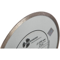 Диск алмазный отрезной TRIO-DIAMOND сплошной 230x25.4 New Formula Wet, W406