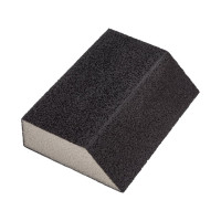 Губка шлифовальная угловая, алюминий-оксидная (100х70х25 мм; Р180) FIT IT 38375