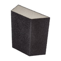 Губка шлифовальная угловая, алюминий-оксидная (100х70х25 мм; Р180) FIT IT 38375