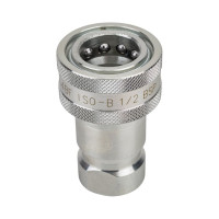 Соединение быстроразъемное серия B ISO 7241-B (1/2"; розетка; оцинкованная сталь) TITAN LOCK TL4BF