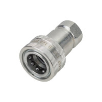 Соединение быстроразъемное серия B ISO 7241-B (1/2"; розетка; оцинкованная сталь) TITAN LOCK TL4BF