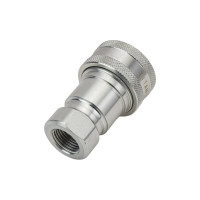 Соединение быстроразъемное серия B ISO 7241-B (1/2"; розетка; оцинкованная сталь) TITAN LOCK TL4BF