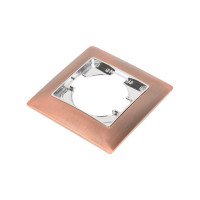 Рамка GUSI ELECTRIC 1-местная, цинк, цвет бронза С1010-038