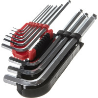 Набор шестигранных ключей YATO 9 шт. 2,0-10мм, с шаром CrV YT-0507