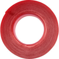 Двусторонняя клейкая лента из вспененного акрила MATRIX прозрачная, 15 мм х 3 м 89078