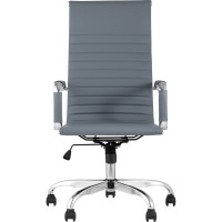 Кресло руководителя Стул Груп TopChairs City, серое D-101H GREY
