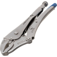 Зажимные клещи HOEGERT TECHNIK круглые губки, 250 мм HT1P380