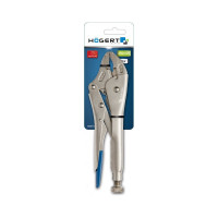 Зажимные клещи HOEGERT TECHNIK круглые губки, 250 мм HT1P380
