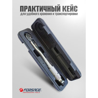 Динамометрический ключ щелчкового типа Forsage Profi 2-24Нм 1/4'' F-1201(49592)