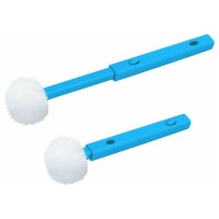 Щетка для мытья банок МУЛЬТИДОМ с телескопической ручкой 3 цвета YM58-152