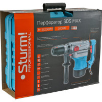 Перфоратор Sturm SDS-MAX 2000Вт, 12Дж, 3900уд/мин, 560об/мин, 2 режима, кейс RH25206PM