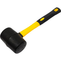 Резиновый молоток (киянка) HARDY 65 мм, ручка 2K, черный 2028-920065