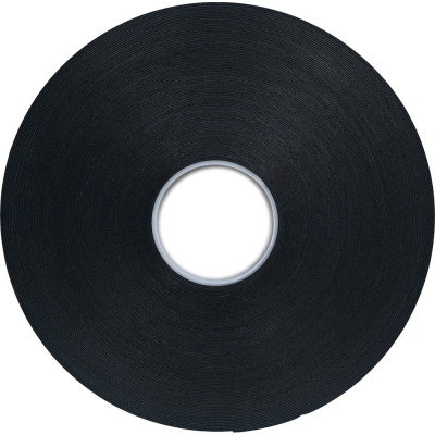 Двусторонняя клейкая лента на вспененной основе NORM 15 мм х 50 м, черная SK-15